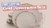 Gold Dinnerware Sets The Top 10 Best Sellers 2017