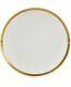 Hotel Collection Charger Plate Gold Collection White Gold-tone Band Set Of 6