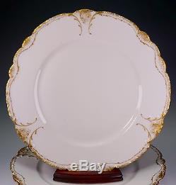 Haviland France Limoges China Schleiger 133 Set of 6 Dinner Plate Plates 9 7/8