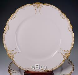 Haviland France Limoges China Schleiger 133 Set of 6 Dinner Plate Plates 9 7/8