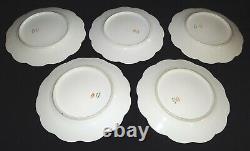 Haviland Limoges France #18016 Schleiger 91 Set of 5 Dinner Plates 9 3/4