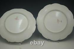 Haviland Limoges Porcelain Antique Schleiger 488-2 Set Of 3 Dinner Plates Roses