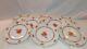 Herend Chinese Bouquet Rust Orange Set Of 8 Dinner Plates 9