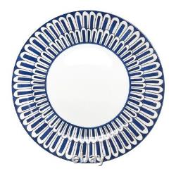 Hermes Bleus d'Ailleurs Set of 2 Dessert Plate 22 cm blue porcelain dinner 8.75