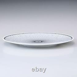 Hermes Dinner Plate H Deco White Tableware Dish 2 set Ornament Auth New Box