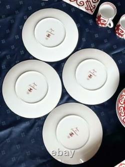 Hermes Guadalkivir 26Cm American Dinner Plate Set Of
