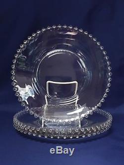Imperial Glass CANDLEWICK Dinner Plate Set of 4 (Lot A)