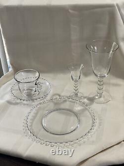 Imperial Glass Candlewick Dinner Set 8