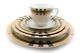 Imperial Porcelain 49-pc Dinner Set'tartan' Beige Banquet Set Service For 8