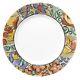 Impressions 10.75 Watercolors Dinner Plate Set Of 6