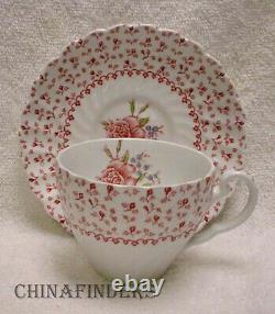 JOHNSON BROTHERS china ROSE BOUQUET Pink pattern 72pc Set dinner/salad/cereal