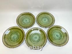 Jars Tourron France Stoneware Set of 18 dishes SAMOA Vert Green