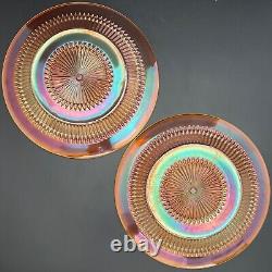 Jeannette Anniversary Marigold Iridescent 18pc Dinner Serving Set for 2 USA