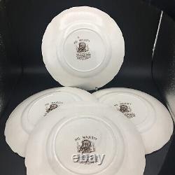Johnson Bros. HIS MAJESTY England Vintage Turkey Dinner Plates Set of 4