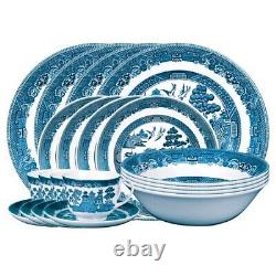 Johnson Brothers Blue Willow Classic 20pc Dinner Set Set of 20