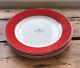 Kate Spade Lenox Rutherford Circle Red Dinner Plates 11.2 Set Of 4 New Box1000
