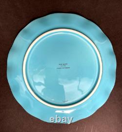 KATE SPADE New York Gwinnett Lane LENOX Turquoise Dinner Plates 10.5 SET OF 10