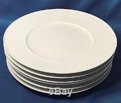 KPM Royal Berlin Arcadia / Arkadia White Porcelain Dinner Plate Set of 6 Germany