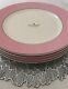 Kate Spade Lenox Rutherford Circle Dinner Plates (set Of 4) Blush Pink New