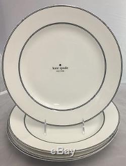 Kate Spade Lenox Nags Head Black White Dinner Accent Salad Plates Bowls Mugs Set