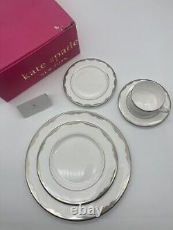 Kate Spade New York Trimble Place 5 Five Piece Place Setting NEW In Box