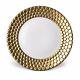 L'objet Aegean Dinnerware, Golden Dinner Plates, 10.5 Diameter. Set Of 4