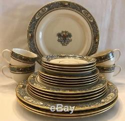 LENOX AUTUMN SET OF 20 SERVICE FOR 4 Dinner Plates Salad Bread Cups Saucers