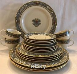 LENOX AUTUMN SET OF 20 SERVICE FOR 4 Dinner Plates Salad Bread Cups Saucers
