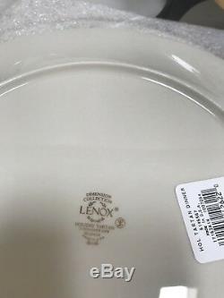 LENOX CHINA HOLIDAY TARTAN DINNER PLATES Set Of 8 -New withTags Holly
