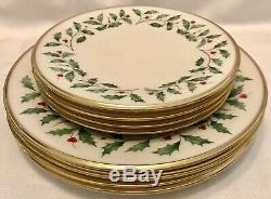 LENOX HOLIDAY DIMENSION 16 Piece Set 4 DINNER PLATES 4 SALAD 4 CUP Service for 4