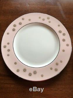 LENOX Jewel A557 CHINA Art DECO Place SETTING Dinner SALAD Turquoise PINK