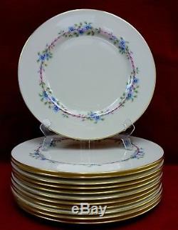 LENOX china BELVIDERE S314 pattern Dinner Plate Set of Twelve (12) 10-5/8