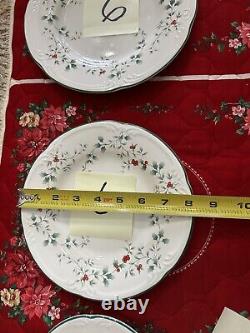 Large Pfaltzgraff WINTERBERRY Dinner Set Serving Bowls, Trays, Lamps 65+ Pieces