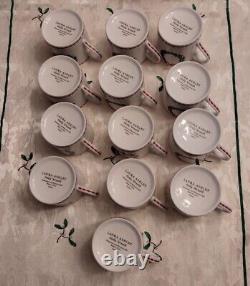 Laura Ashley Holly Wreath 65 Pieces Dinner Set For 12 Guests, 2003