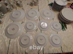 Laura Ashley Holly Wreath 65 Pieces Dinner Set For 12 Guests, 2003