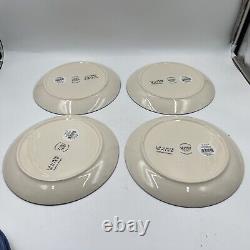 Laurie Gates Ceramic 11in and 8in Dinner Plate Set for 4 Cer3100