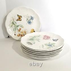 Lenox Butterfly Meadow Monarch DragonFly Dinner Plates Set Of 16