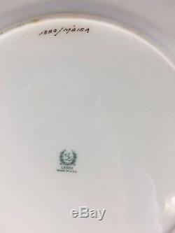 Lenox M315A set of (12) twelve dinner plates / gold encrusted