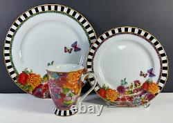 Lenox Melli Mello Eliza Stripe Dinner Plate Salad Plate & Mug 3-PCS Set