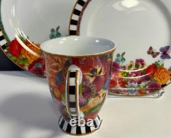 Lenox Melli Mello Eliza Stripe Dinner Plate Salad Plate & Mug 3-PCS Set