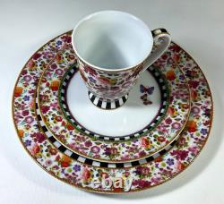 Lenox Melli Mello Isabelle Floral Dinner Plate Salad Plate & Mug 3-PCS Set