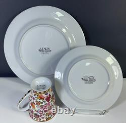 Lenox Melli Mello Isabelle Floral Dinner Plate Salad Plate & Mug 3-PCS Set