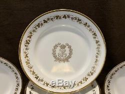 Louis Philippe Sevres Service Des Princes Dinner Plates Set of 14 9 1/8 Dia