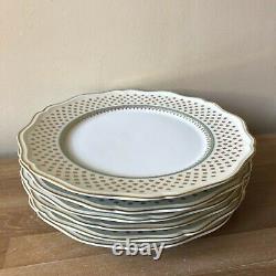 Lovely Raynaud Ceralene Limoges Malmaison Set of 6 Dinner Plates