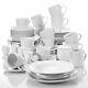 Malacasa Elisa 50-pieces Dinnerware Set Porcelain Dinner Kitchen Dishes For 6