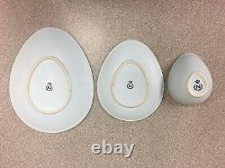 MCM Nigella Lawson Egg Shaped Place Setting Dinner Plate, Lunch Plate, Bowl