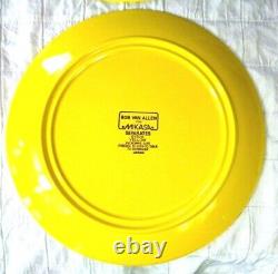 MIKASA BOB VAN ALLEN Separates Yellow GX300 Dinner Plates 11-1/4in SET of 4