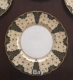 MINT Set Of 12 Lenox Antique Dinner Plates Black Starr Frost Gorham 1929-30