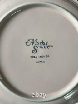 Market Square Color tones Japan Dinner Plate Setting Lot