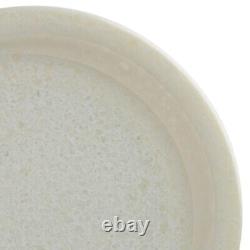 Melamine White Glossy Super Pearl Full Dinner Plate Set (11 inch) 6 Pieces